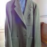 SOLD! ICONIC Thinsulate Lined Tweed Jacket by LL Bean. LODEN GREEN! Made in the USA. Size L-Reg.