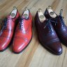 Buday handmade boxcalf shoes in sizes UK8.5/US9, UK7.5/US 8.5 and UK12/US13
