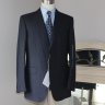 Brand New Pal Zileri Mainline Dark Blue Wool Flannel Suit, Slim Fit 56 8R / 44 R US
