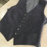 Tom Ford Cashmere-Mohair Gray Vest 48 38