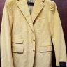 PRICE DROP! - YELLOW CORDUROY 38R SARTORIA PARTENOPEA SPORTSJACKET