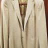 SOLD! - Sartoria Partenopea 40R Brown Textured Slim Fit Blazer Sportscoat
