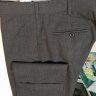 SOLD - KENT WANG WOOL MID GREY TROUSERS -- SLIMMER FIT