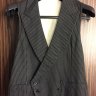 NWT RALPH LAUREN PURPLE LABEL 3PC CHARCOAL STRIPE SUIT 36R