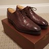 CARMINA 8.5UK RAIN Burgundy Austerity Brogue