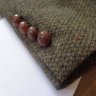 Lovely Brown Barleycorn Tweed Jacket! c. 38, 40. Just $20 shipped!