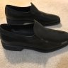 ERMENEGILDO ZEGNA VENETIAN LOAFERS-BLACK 10.5 NWOB