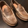 Oakstreet Bootmakers Natural Beefroll Penny Loafer