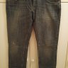 [SOLD] John Richmond 100% cotton stretch slim fit distressed jeans, 34/33