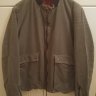 [SOLD] Just Cavalli grey biker cotton jacket with red lining, L