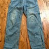 orSlow light wash faded denim jeans sz 5 38 x 34