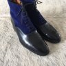 J Fitzpatrick Wedgwood leather/suede boots 10UK