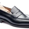 Meermin black leather penny loafers 9.5UK