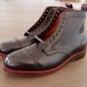 ALDEN X EPAULET ALT WIEN BOOT IN COLOR 8 CORDOVAN SHELL 7.5D