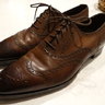SOLD ANOTHER PRICE DROP 7/11!  Gaziano & Girling Rothschild Vintage Oak Wingtips 10.5E UK / 11 US