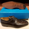 Sutor Mantellassi Brown Apron Toe Leather Derby Blucher Lace Up Dress Shoe Sizes 10 & 11
