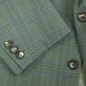 SOLD Chester Barrie Savile Row 42R Green Blue Plaid Spring 2 Vent Sport Coat Blazer