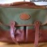 Tusting UK Leather and Canvas Clipper Bag