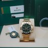 FOR SALE: Rolex 116508 18K YELLOW GOLD COSMOGRAPH DAYTONA GREEN DIAL BASEL 2016