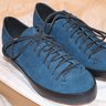FEIT Handsewn Low Indigo Suede Lace-up Shoe Size 7 / 40 BRAND NEW