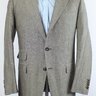 PRICE DROP Suitsupply 46R Light Brown Beige Slubby Linen Wool Peak Lapel Blazer Suit Supply
