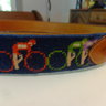 SOLD.ICONIC Needlepoint Belt, Hand Made in the USA! Size c.32, 34. NOT COMMERCIALLY AVAILABLE!
