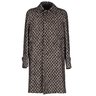 SOLD | TAGLIATORE Brown Herringbone Wool Tweed Coat Overcoat IT48