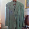 SOLD! NICK HILTON Linen and Silk Summer jacket. c.41. BEAUTIFUL--with three patch pockets!