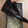 Enzo Bonafe Button Boots Dark Brown Museum Calf/Hidro Moka Suede