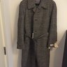 SOLD!!! CUTTERS & TAILORS NWT Glen Plaid 38R Overcoat Balmacaan Deadstock