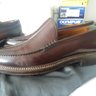 REGAIN LOAFLER Made in Italy in BORDEAUX leather EU44.5 high double leather outsole