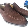 DAWJNSON LOAFERS Handmade sewn in Italy brown suede 45-44.5
