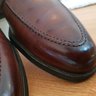 CROCKETT & JONES, SYDNEY LOAFER, DARK BROWN BURNISHED CALF, UK7,5