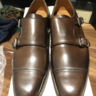 New Ralph Lauren Polo x Allen Edmonds Brown Double Monks in 8.5D - Chiseled Last