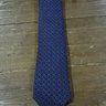 SOLD NWT Eton Navy Blue Floral Silk Tie Made In England