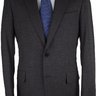 GRAIL NWT EIDOS TENERO SOLID CHARCOAL AND SOLID NAVY 100% WOOL SUITS 40R