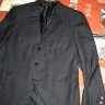 [SOLD] BRIONI mens dark grey wool stylish elegant blazer suit jacket XL