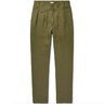 SOLD❗️EIDOS Pleated Green Linen Twill Pants 34