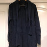 SOLD Eidos Napoli Ischia Belted Navy Cardigan Size M