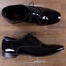 CANALI black patent leather wholecut shoes - Size 7 US / 6 UK / 40 EU - NIB