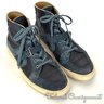 HERMES Quantum Blue Suede Leather High Top Shoes Sneakers - EU 43 / US 10