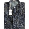 SOLD❗️EIDOS Oversized Blue Floral Print Linen Popover Shirt S-M