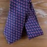 PAL ZILERI SARTORIALE blue floral silk tie - NWOT