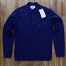 GUCCI long-sleeve blue polo shirt - Size M - NWT