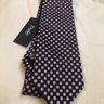 Drake’s Handmade Tie Pure Silk Brand New Green Purple And Pink