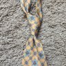 *SOLD* EG Cappelli Pale Yellow Floral Madder Silk Tie - 9cm Width