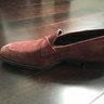 Gaziano & Girling magenta suede shoes, 8D, very lightly used