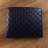 GUCCI dark blue Guccissima Web bifold wallet - NIB