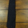 SOLD NWT Drakes Navy Melange Unlined Wool Blend Tie