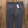 LUCIANO BARBERA gray flannel wool trousers - Size 38 US / 54 EU - NWT